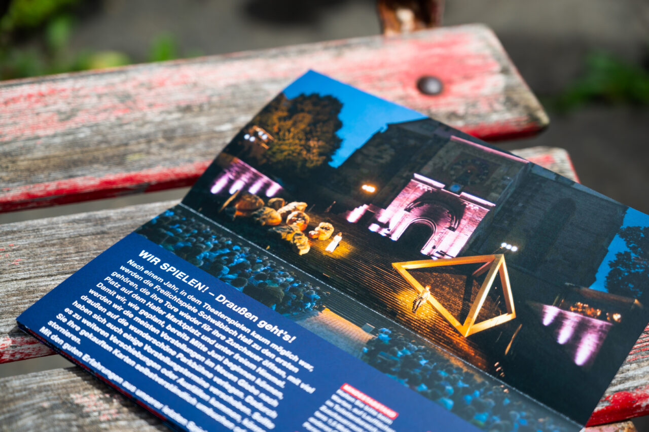 Programmflyer Freilichtspiele Schwäbisch Hall